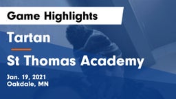 Tartan  vs St Thomas Academy Game Highlights - Jan. 19, 2021