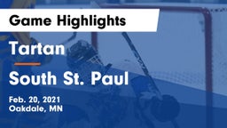 Tartan  vs South St. Paul  Game Highlights - Feb. 20, 2021