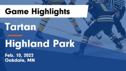 Tartan  vs Highland Park Game Highlights - Feb. 10, 2022