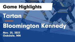 Tartan  vs Bloomington Kennedy  Game Highlights - Nov. 25, 2023