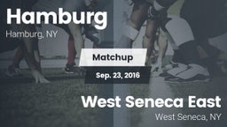 Matchup: Hamburg vs. West Seneca East  2016