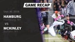 Recap: Hamburg  vs. McKinley  2016