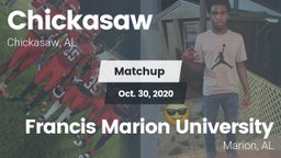 Matchup: Chickasaw High vs. Francis Marion University 2020