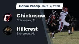 Recap: Chickasaw  vs. Hillcrest  2020