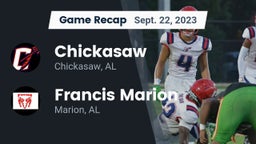 Recap: Chickasaw  vs. Francis Marion  2023