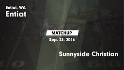 Matchup: Entiat vs. Sunnyside Christian 2016