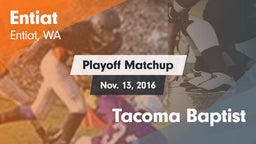 Matchup: Entiat vs. Tacoma Baptist 2016