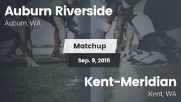 Matchup: Auburn Riverside vs. Kent-Meridian  2016
