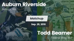 Matchup: Auburn Riverside vs. Todd Beamer  2016