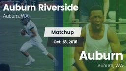 Matchup: Auburn Riverside vs. Auburn  2016