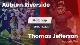 Matchup: Auburn Riverside vs. Thomas Jefferson  2017