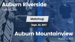 Matchup: Auburn Riverside vs. Auburn Mountainview  2017