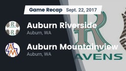 Recap: Auburn Riverside  vs. Auburn Mountainview  2017