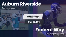 Matchup: Auburn Riverside vs. Federal Way  2017