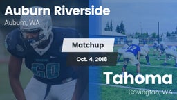 Matchup: Auburn Riverside vs. Tahoma  2018