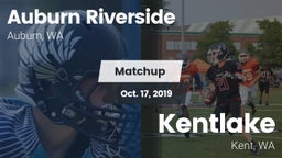 Matchup: Auburn Riverside vs. Kentlake  2019