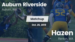 Matchup: Auburn Riverside vs. Hazen  2019