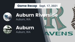 Recap: 	Auburn Riverside  vs. Auburn  2021