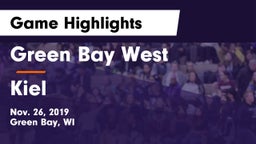 Green Bay West vs Kiel  Game Highlights - Nov. 26, 2019