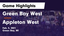 Green Bay West vs Appleton West  Game Highlights - Feb. 5, 2021