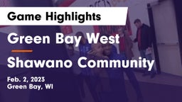 Green Bay West vs Shawano Community  Game Highlights - Feb. 2, 2023