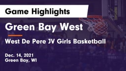 Green Bay West vs West De Pere JV Girls Basketball Game Highlights - Dec. 14, 2021