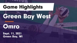 Green Bay West vs Omro  Game Highlights - Sept. 11, 2021