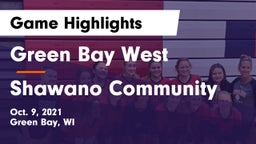 Green Bay West vs Shawano Community  Game Highlights - Oct. 9, 2021