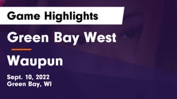 Green Bay West vs Waupun  Game Highlights - Sept. 10, 2022
