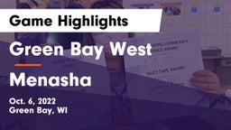 Green Bay West vs Menasha  Game Highlights - Oct. 6, 2022