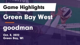 Green Bay West vs goodman Game Highlights - Oct. 8, 2022