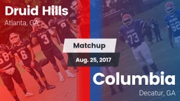Matchup: Druid Hills High vs. Columbia  2017