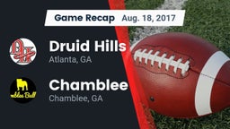 Recap: Druid Hills  vs. Chamblee  2017