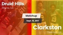 Matchup: Druid Hills High vs. Clarkston  2017
