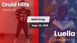 Matchup: Druid Hills High vs. Luella  2019