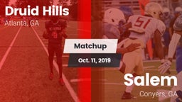 Matchup: Druid Hills High vs. Salem  2019