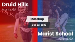 Matchup: Druid Hills High vs. Marist School 2020