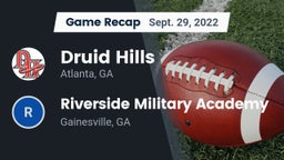 Recap: Druid Hills  vs. Riverside Military Academy  2022