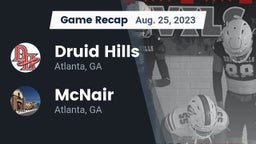 Recap: Druid Hills  vs. McNair  2023
