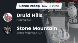 Recap: Druid Hills  vs. Stone Mountain   2023