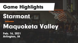 Starmont  vs Maquoketa Valley  Game Highlights - Feb. 16, 2021