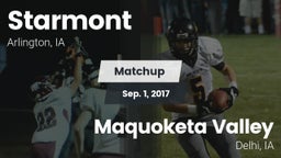 Matchup: Starmont vs. Maquoketa Valley  2017