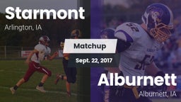Matchup: Starmont vs. Alburnett  2017