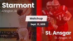 Matchup: Starmont vs. St. Ansgar  2019