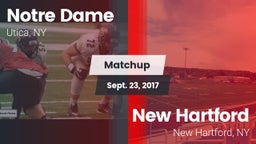 Matchup: Notre Dame High vs. New Hartford  2017