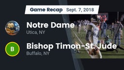 Recap: Notre Dame  vs. Bishop Timon-St. Jude  2018