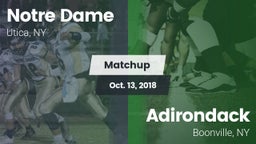 Matchup: Notre Dame High vs. Adirondack  2018