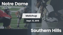 Matchup: Notre Dame High vs. Southern Hills 2019