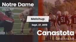 Matchup: Notre Dame High vs. Canastota  2019