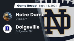 Recap: Notre Dame  vs. Dolgeville  2021